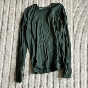 Lululemon long sleeve fitted shirt size 12